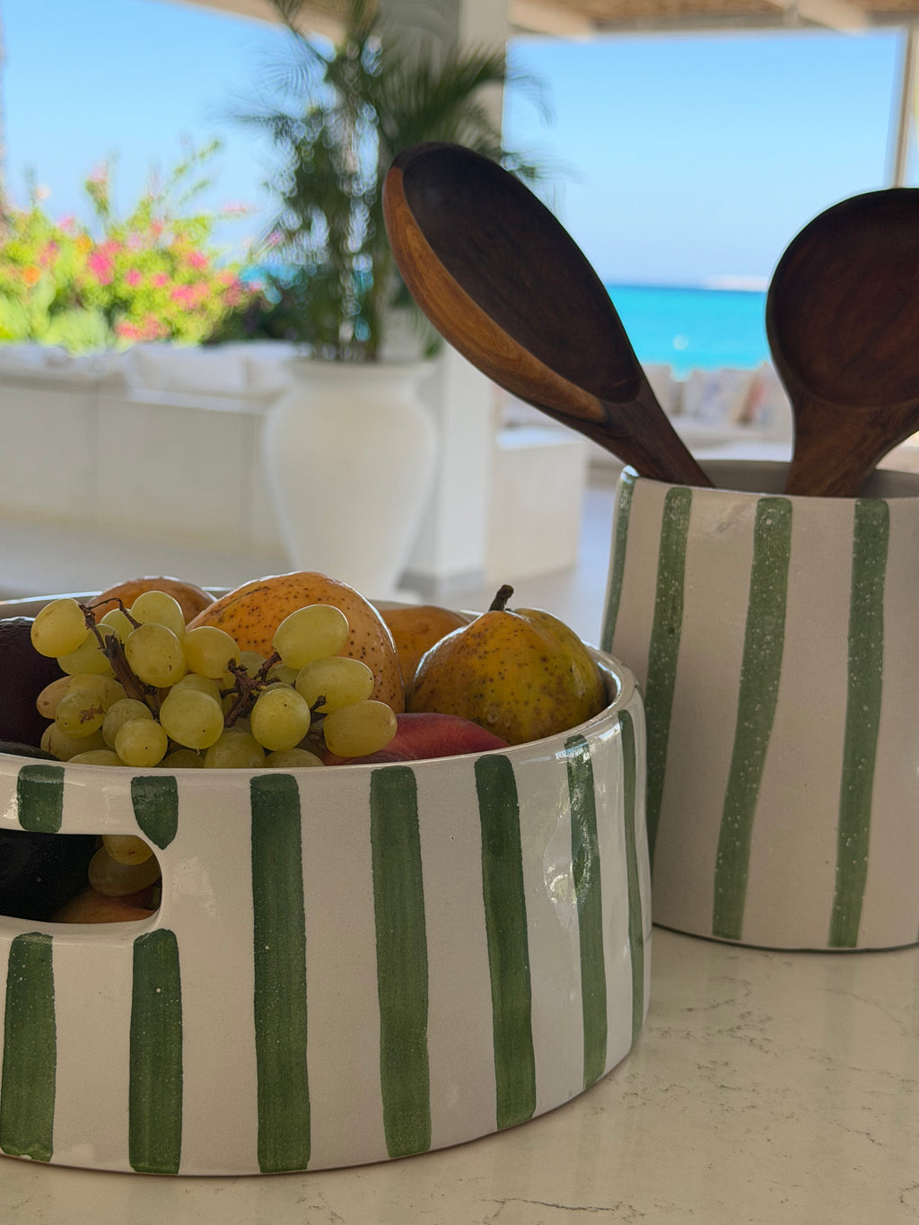Bowl & Utensil Holder