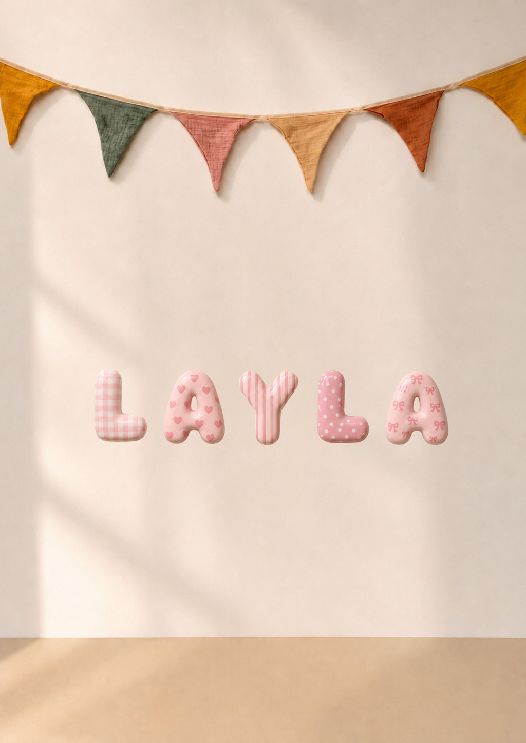 Chubby Custom Letters